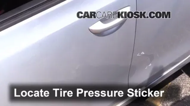 2013 Volkswagen Golf TDI 2.0L 4 Cyl. Turbo Diesel Hatchback (4 Door) Tires & Wheels Check Tire Pressure